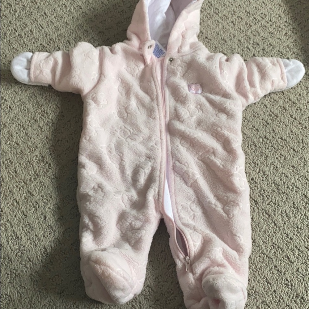 Baby girl snow suit